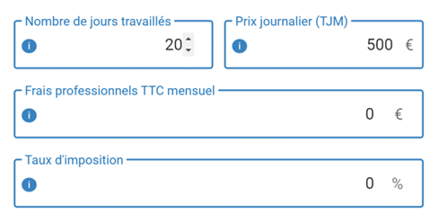 Simulateur InfoPortage